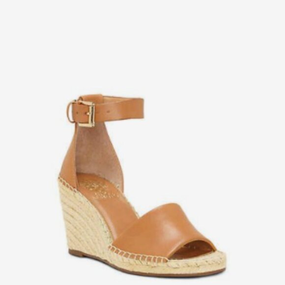 Vince Camuto Tan Wedge Sandals - Picture 1 of 8